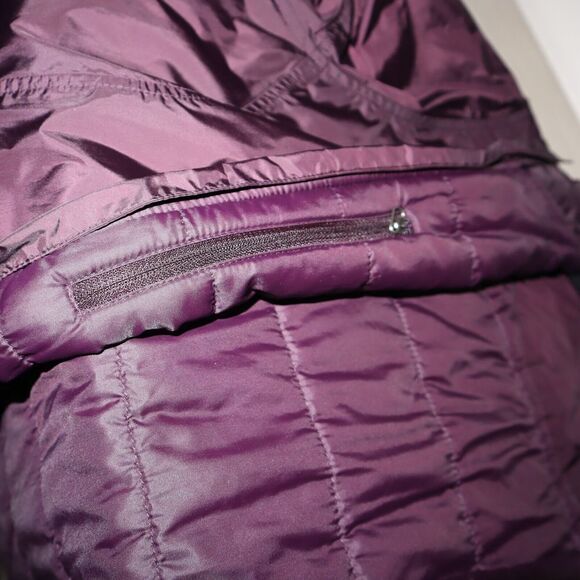 The North Face Women Sz XL Purple HyVent Removable Liner & Hood Snow Jacket - Picture 15 of 16